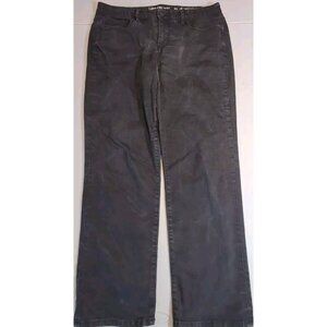 Womens Calvin Klein Jeans W31 L30 Black Gray Distress Stretch Curvy Straight